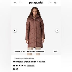 Patagonia Down With It parka